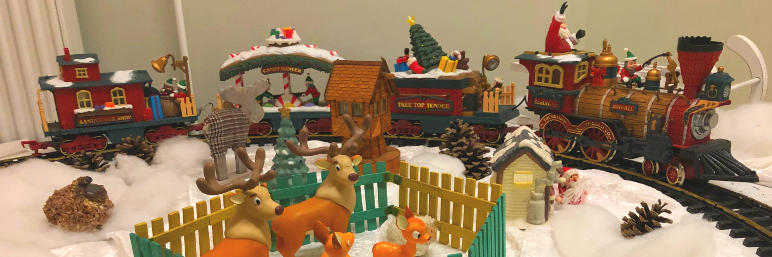 Weihnachts-Eisenbahn