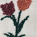 Frühjahrsblüher werden gestaltet.