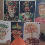 Bilder gestalten aus Obst und Gemüse nach "Giuseppe Arcimboldo". Bilder gestalten aus Obst und Gemüse nach "Giuseppe Arcimboldo".