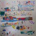 Das war unser Kinderfest, gemalt von Kindern im Alter von 3 - 6 Jahren.