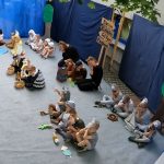 Noch schlafen die Tiere und träumen. (Kinder der Gruppe "Pfiffikusse")