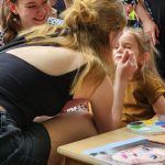 Das Kinderschminken war ganz toll.