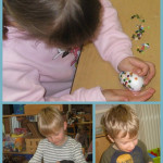 Palietteneier gestalten.